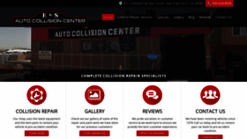 What Eandsautocollision.com website looked like in 2020 (4 years ago)