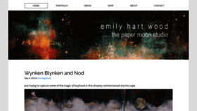 What Emilyhartwood.com website looked like in 2020 (4 years ago)