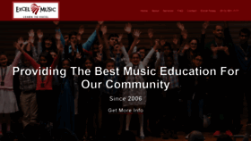 What Excelmusic.org website looked like in 2020 (4 years ago)