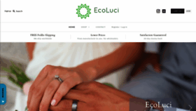 What Ecoluci.com website looked like in 2020 (4 years ago)