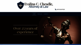 What Echeadlelaw.com website looked like in 2020 (4 years ago)