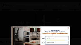 What Eletrolux.com.br website looked like in 2020 (4 years ago)