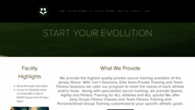 What Evolvesoccernj.com website looked like in 2020 (4 years ago)