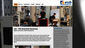 What Esb-gmbh.com website looked like in 2020 (4 years ago)