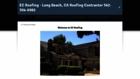 What Ec-roofing.com website looked like in 2020 (4 years ago)