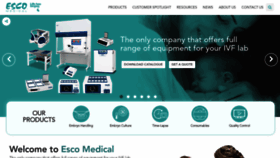 What Escomedicalgroup.com website looked like in 2020 (4 years ago)