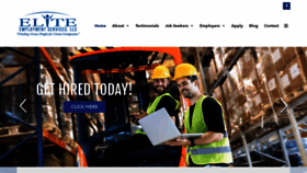 What Eliteemploymentservices.com website looked like in 2020 (4 years ago)