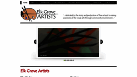 What Elkgroveartistsca.org website looked like in 2020 (4 years ago)
