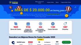 What Ecuador-bonusesfinder.com website looked like in 2020 (4 years ago)