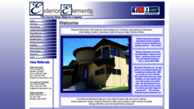 What Exteriorelementsinc.com website looked like in 2020 (4 years ago)