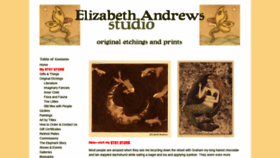 What Elizabethandrewsstudio.com website looked like in 2020 (4 years ago)