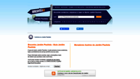 What Encontrajardimpaulista.com.br website looked like in 2020 (4 years ago)