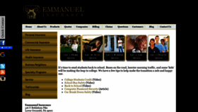 What Emmanuelins.com website looked like in 2020 (4 years ago)