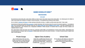 What Eghamchess.com website looked like in 2020 (4 years ago)