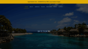 What Egyptvacationclub.com website looked like in 2020 (4 years ago)