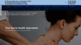 What Enhancedchiroandfitness.com website looked like in 2020 (4 years ago)