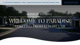 What Edgehillhomes.com website looked like in 2020 (4 years ago)