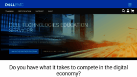 What Education.dellemc.com website looked like in 2020 (4 years ago)