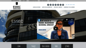 What Essec.es website looked like in 2020 (4 years ago)