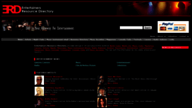 What Entertainersrd.com website looked like in 2020 (4 years ago)