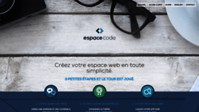 What Espacecode.com website looked like in 2020 (4 years ago)
