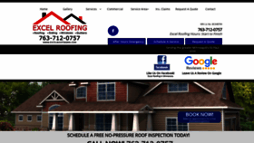 What Excelroofingmn.com website looked like in 2020 (4 years ago)