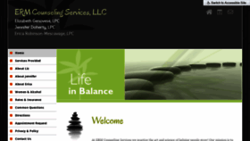 What Ermcounseling.com website looked like in 2020 (4 years ago)