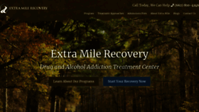 What Extramilerecovery.com website looked like in 2020 (4 years ago)
