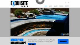 What Exquisitepools.net website looked like in 2020 (4 years ago)