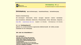 What Entruempelung-24.de website looked like in 2020 (4 years ago)