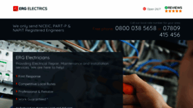 What Ergelectrics.co.uk website looked like in 2020 (4 years ago)