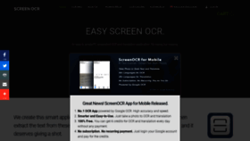 What Easyscreenocr.com website looked like in 2020 (4 years ago)