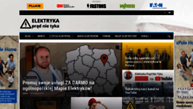 What Elektrykapradnietyka.com website looked like in 2020 (4 years ago)