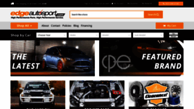 What Edgeautosport.com website looked like in 2020 (4 years ago)