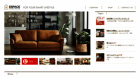 What Espace-interior.com website looked like in 2020 (4 years ago)