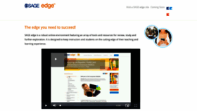 What Edge.sagepub.com website looked like in 2020 (4 years ago)