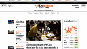 What Eleconomistaamerica.pe website looked like in 2020 (4 years ago)
