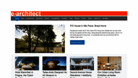 What E-architect.co.uk website looked like in 2020 (4 years ago)