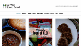 What Eatwellspendsmart.com website looked like in 2020 (4 years ago)