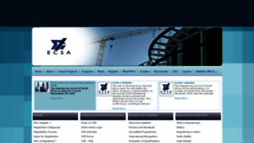 What Ecsa.co.za website looked like in 2020 (4 years ago)