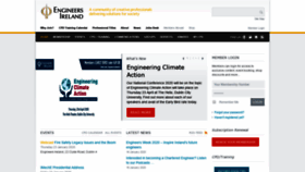 What Engineersireland.ie website looked like in 2020 (4 years ago)