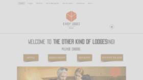 What Easy-lodges.com website looked like in 2020 (4 years ago)