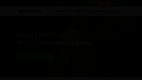 What Ecovadis.com website looked like in 2020 (5 years ago)