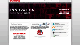 What Eastman.com website looked like in 2020 (4 years ago)