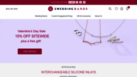 What E-weddingbands.com website looked like in 2020 (4 years ago)