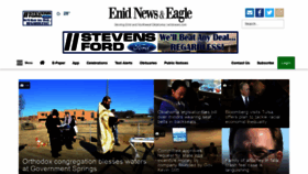 What Enidnews.com website looked like in 2020 (4 years ago)
