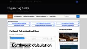 What Engineeringbooks.me website looked like in 2020 (4 years ago)
