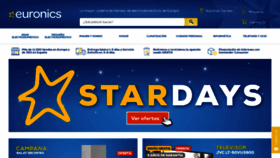 What Euronics.es website looked like in 2020 (4 years ago)