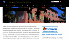 What Euro-math-soc.eu website looked like in 2020 (4 years ago)