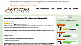 What Espressocasa.it website looked like in 2020 (4 years ago)